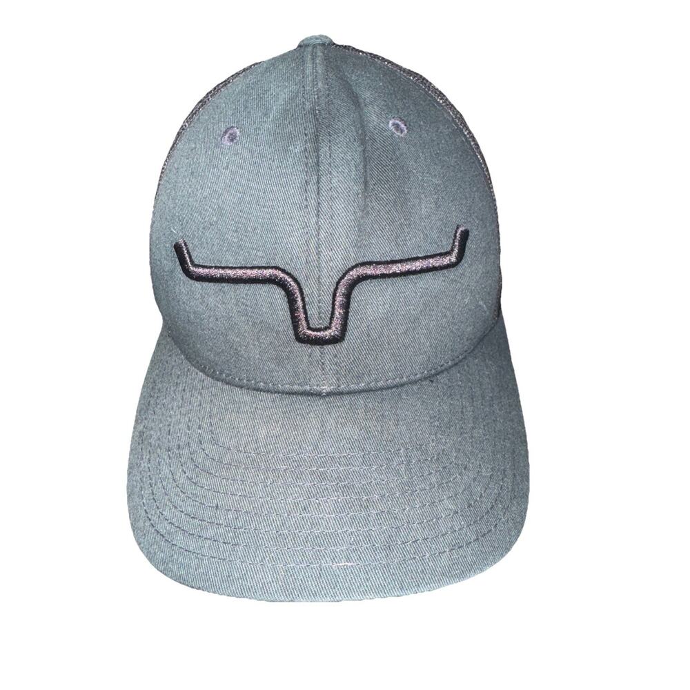 Kimes Ranch Snapback Trucker Hat Gray Embroidered Mesh Back The Classics E